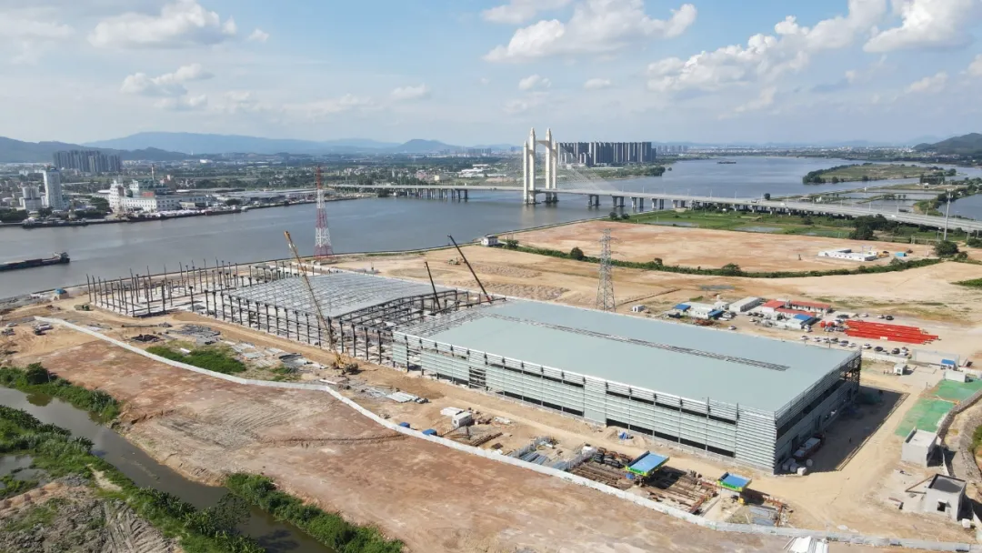 国内首个！广东中科建成低温储运装备制造基地一期工程主体结构即将完工(图1)