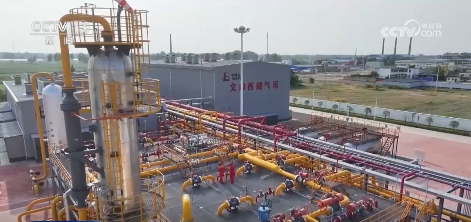 我国最大的地下储气库群再扩容，为华北地区及黄河流域季节调峰、应急供气提供保障(图4)